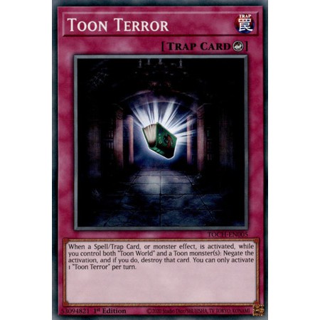 Thẻ bài Yugioh - TCG - Toon Terror  / TOCH-EN005