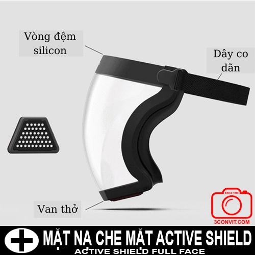 Kính Chống Giọt Bắn PVC Cao Cấp Acitve Shield