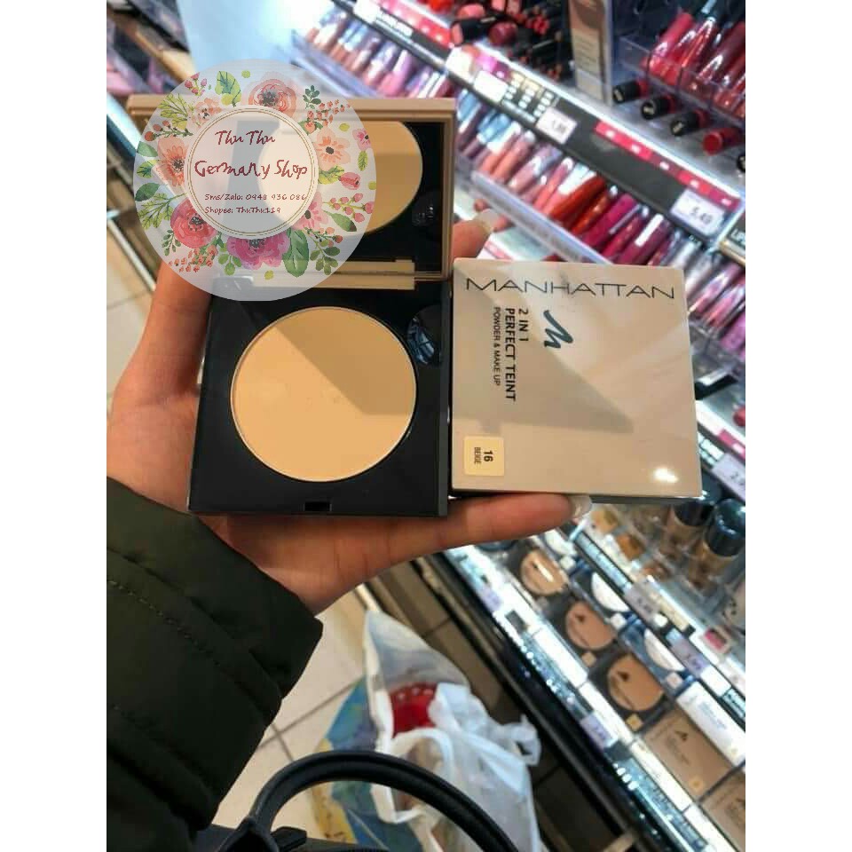 PHẤN PHỦ MANHATTAN 2IN1 PERFECT TEINT
