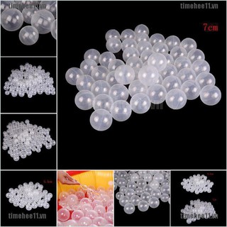 50pcs/lot Baby Safety Transparent White Plastic Pool Ocean Bal