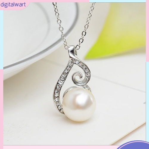 Set Vòng cổ Và Đôi Khuyên Tai Đính Ngọc Trai Nhân Tạo Xinh Xắn Thời Trang Dành Cho Nữ