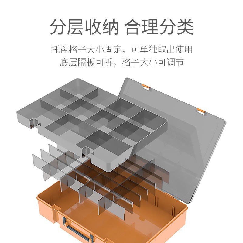 Hộp lưu trữ Lego đồ chơi các hạt nhỏ bộ phận ngăn phân loại trong suốt khay khối xây dựng và