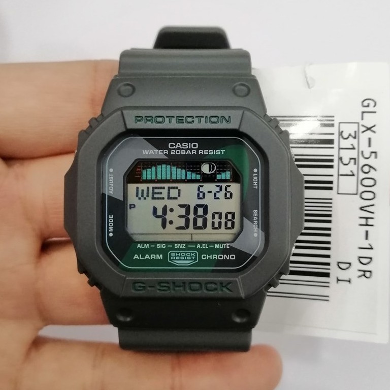 Đồng hồ đôi Casio G Shock GLX-5600VH-1DR và baby G BLX-560VH-1DR - Chống nước độ sâu