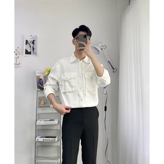 Sơmi Tay Dài 5001 (hình chụp thật) | BigBuy360 - bigbuy360.vn