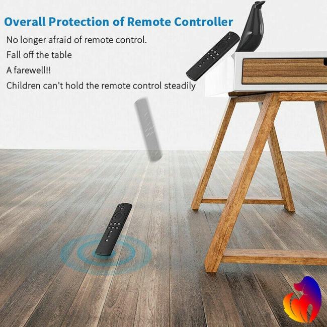 Blackhole Ốp silicon mềm bảo vệ remote TV Amazon Fire
