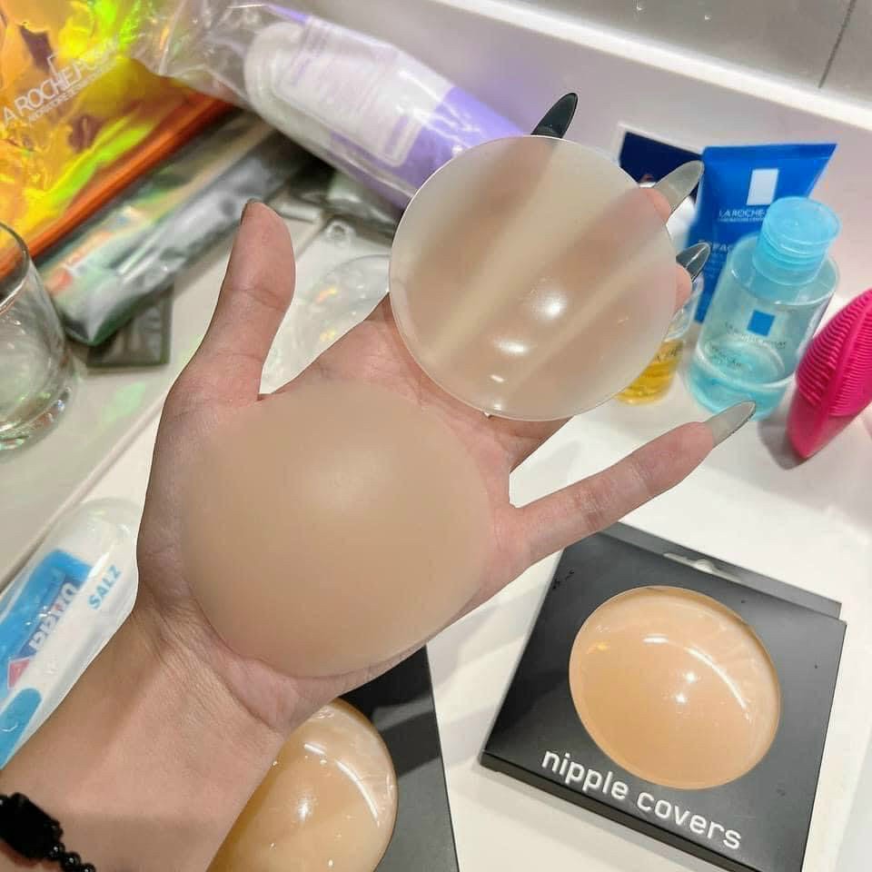 Aó dán ti tàng hình siêu mỏng không lộ viền dính tốt bản ngang 8cm không thấm nước  che đầu ti nhũ hoa dùng nhiều lần