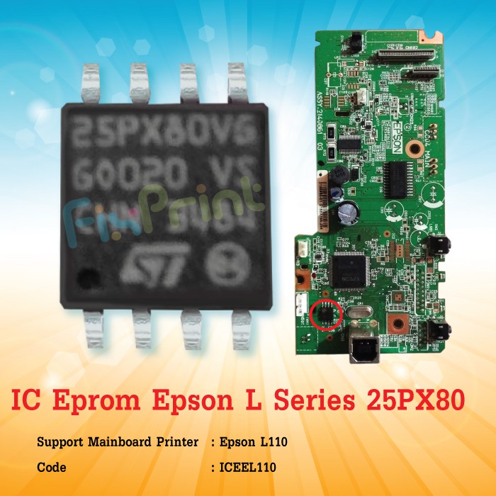 Máy In Epson L110 L120 L210 L220 L300 L310 L350 L360 Eprom 25px80