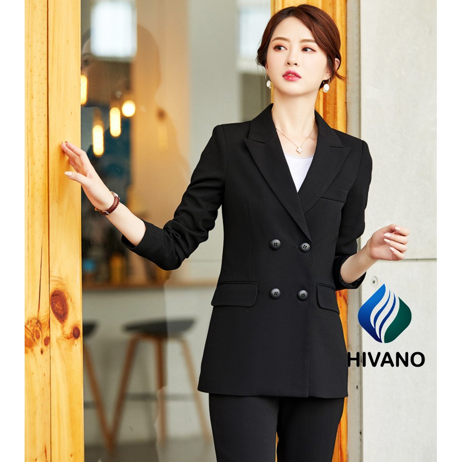 ÁO BLAZER KẺ NỮ 2 LỚP TÚI NẮP , ÁO VEST BLAZER HÀN QUỐC (ảnh thật/sẵn/có video) | BigBuy360 - bigbuy360.vn