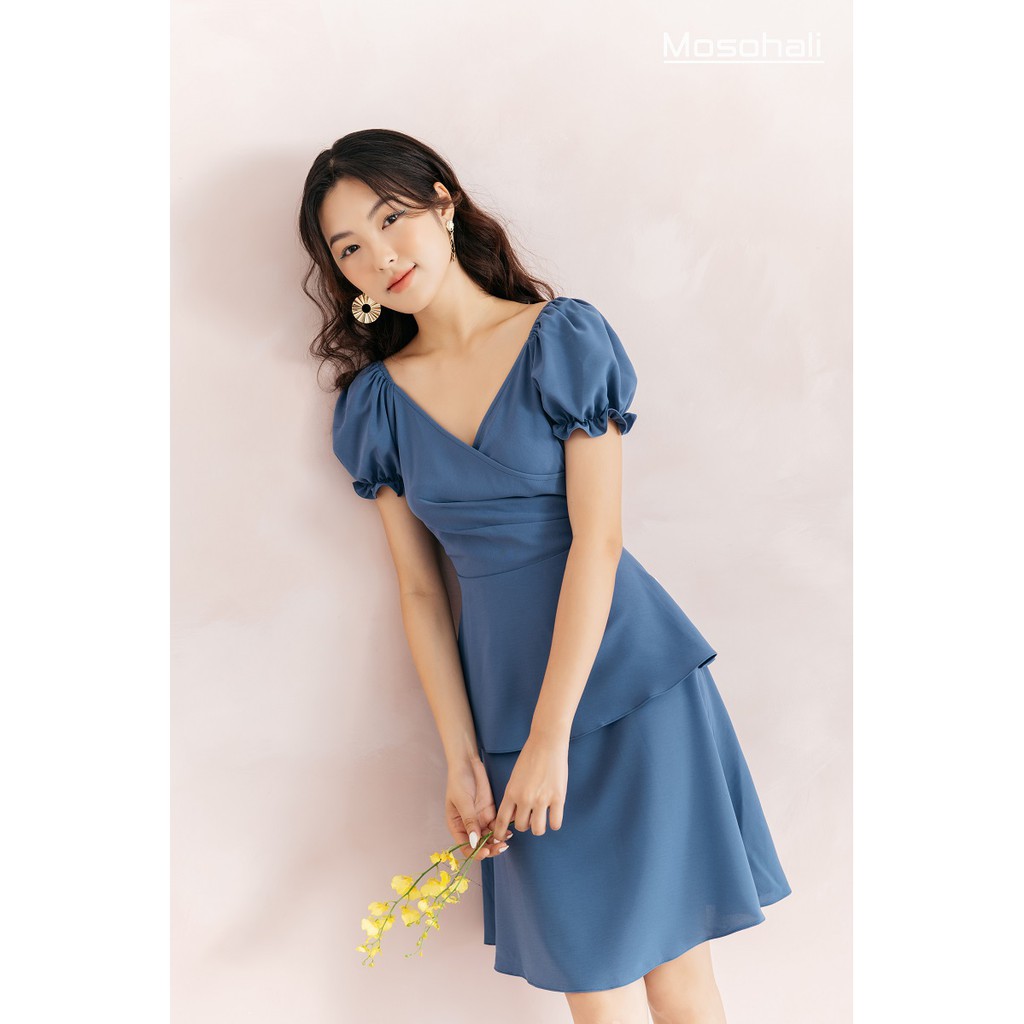 [ HÀNG CÓ SẴN] Váy nữ thiết kế Maxi buộc nơ sau