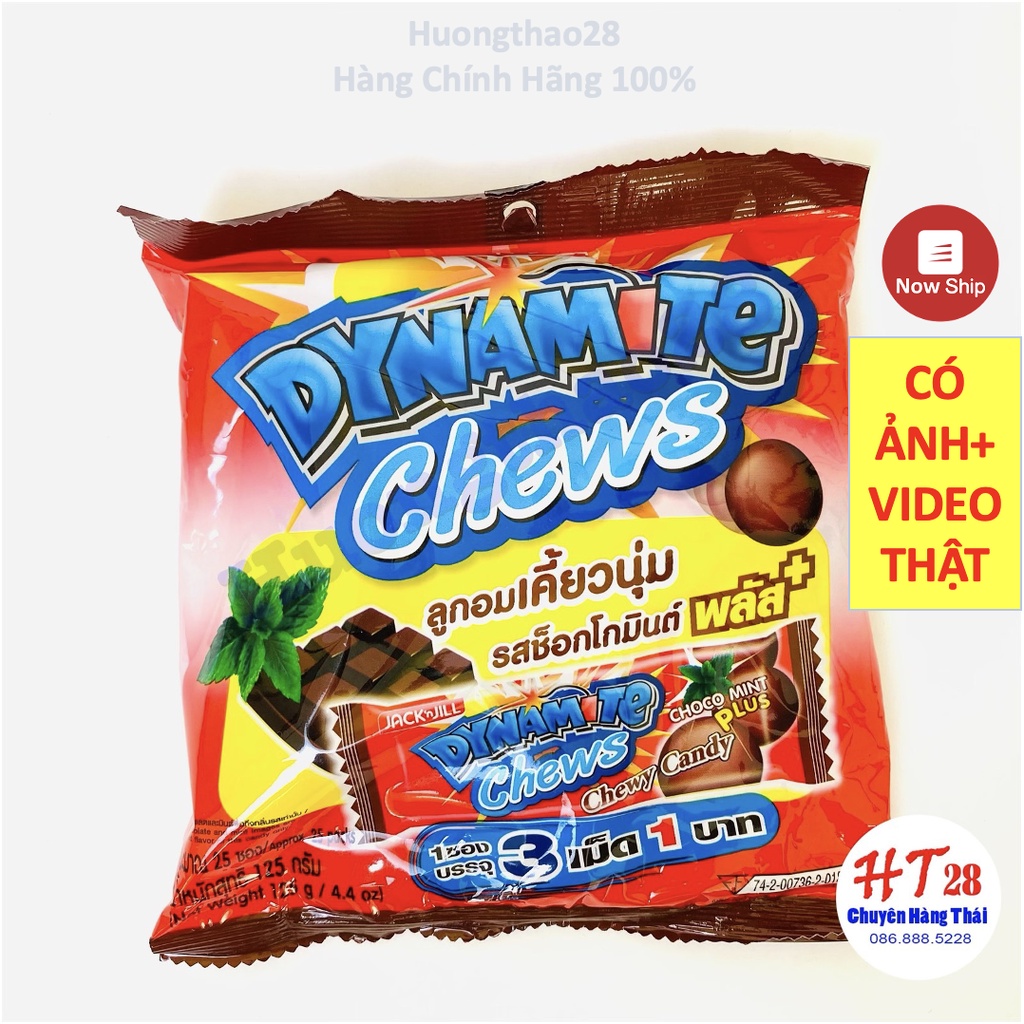 Kẹo Socola Bạc Hà Dynamite Thái Lan Gói Lớn 25 Chiếc Huongthao28