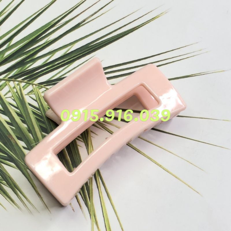 Kẹp tóc Cặp tóc càng cua chữ nhật nhiều màu