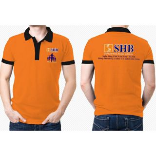 Đồng phục công ty màu cam, áo đồng phục lớp, nhóm đủ màu sắc