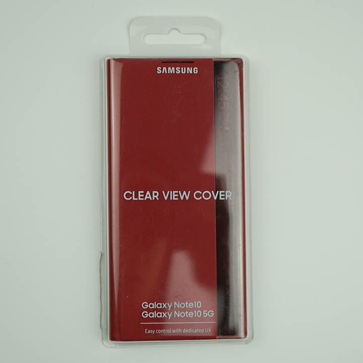 [Mã 159ELSALE hoàn 7% đơn 300K] Bao da Clear view Galaxy Note 10 thường chính hãng