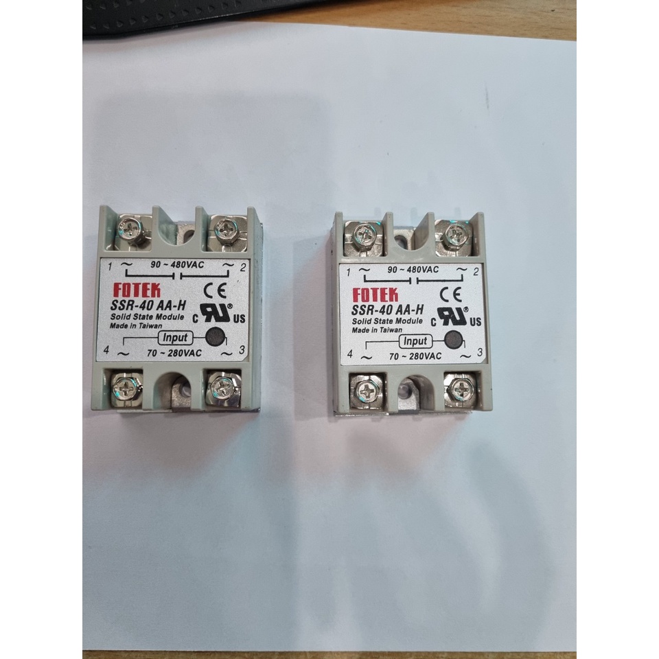 Rơ le bán dẫn Fotek SSR 40AA-H, 40VA-H, 40DA-H, 50VA-H, 50AA-H, 50DA-H, 60DA-H, 60VA-H, 80VA-H, 80DA-H