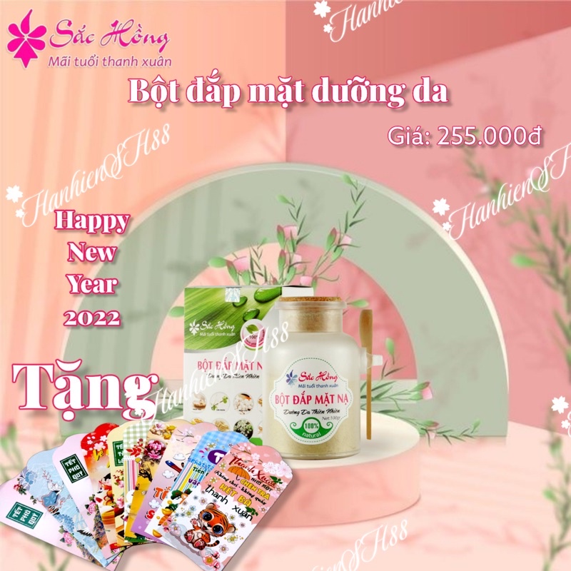 💓KÈM QUÀ TẶNG🎁Bột Đắp Mặt Dưỡng Trắng Da Sắc Hồng