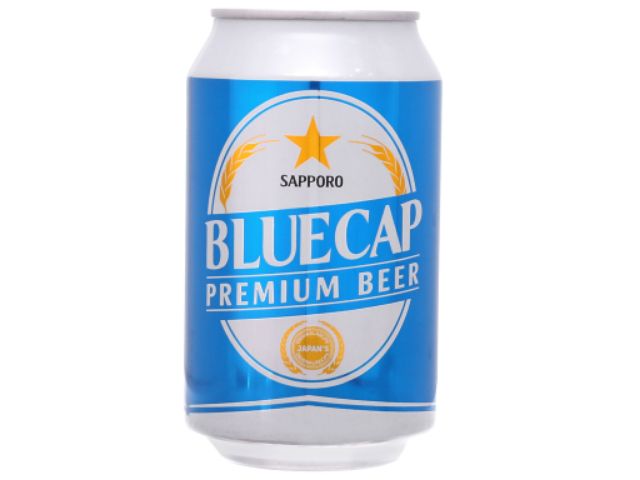 LỐC 6 LON BIA SAPPORO BLUE CAP 330ML TT  2/4/20