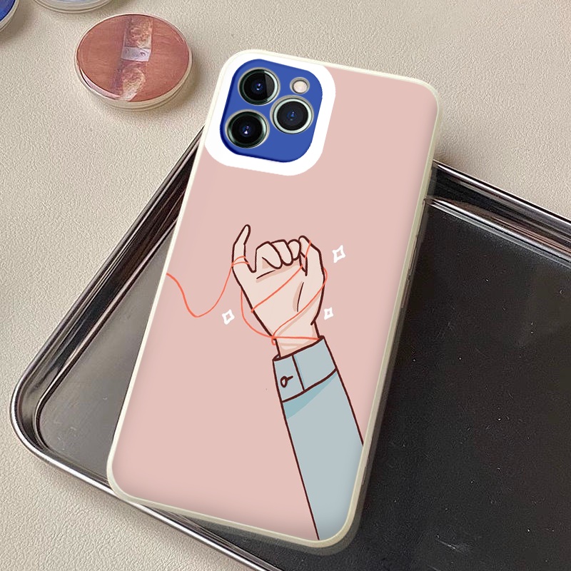 Ốp iphone dây tơ hồng kết nối iPhone 6/6plus/6s/6splus/7/7plus/8/8plus/x/xs/xr/xsmax/11/12/13/pro/max