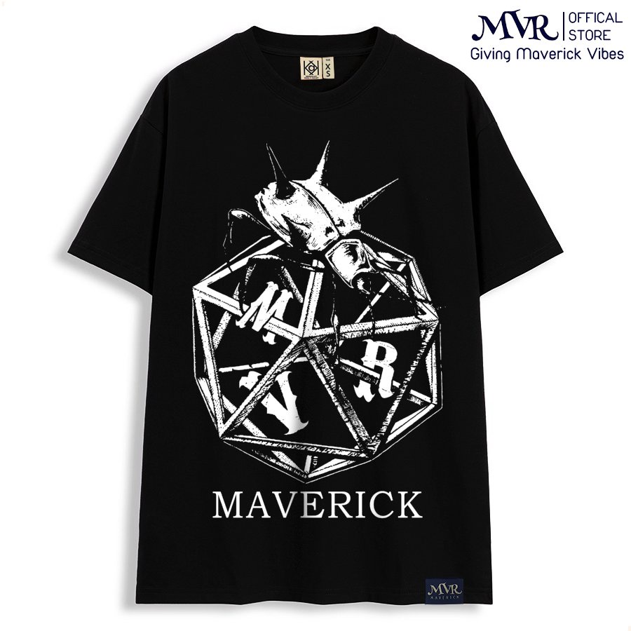 Áo thun trắng form rộng nhện phong cách chất chơi MVR size rộng tee Mỹ BB4106