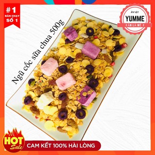 Ngũ Cốc Sữa Chua 🌻 FREESHIP🌻 Ngũ Cốc Hoa Qủa Nc01 Sấy Thơm Ngon Bổ Dưỡng 500g