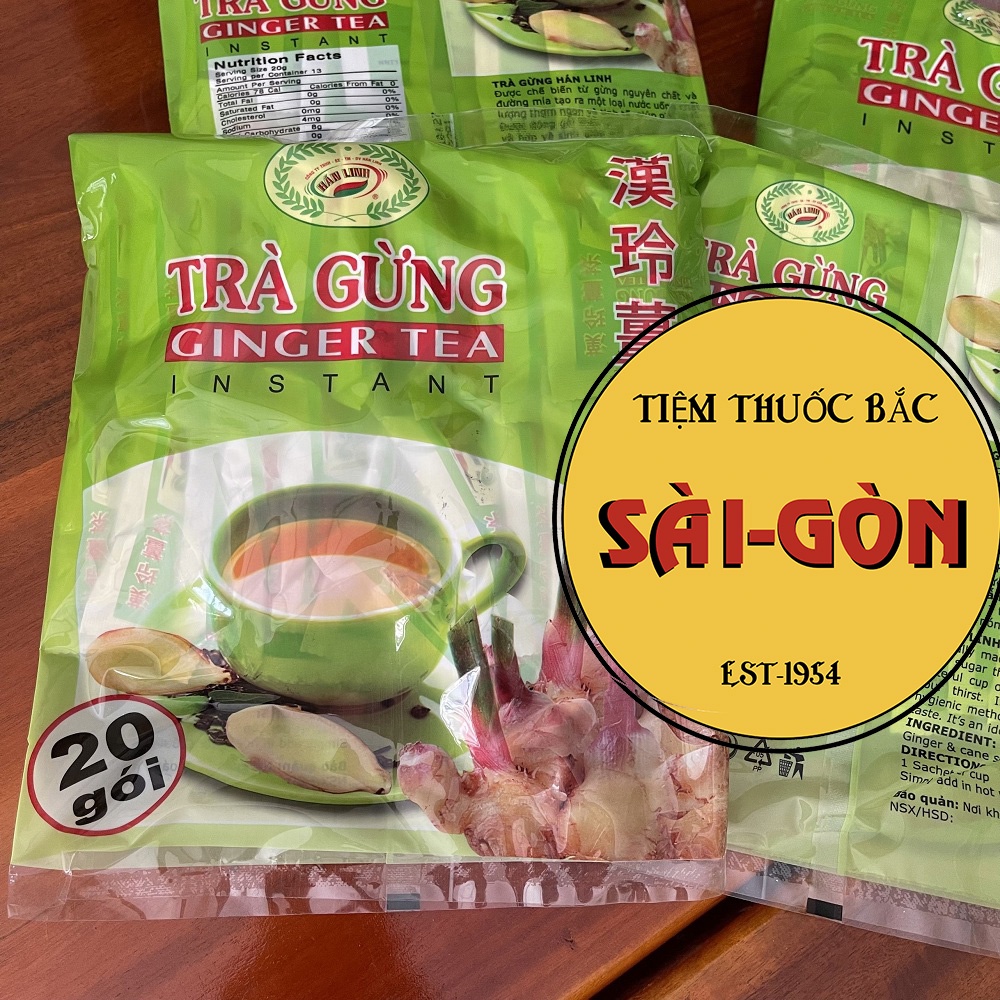 Trà Gừng Hòa Tan Hán Linh 20 gói