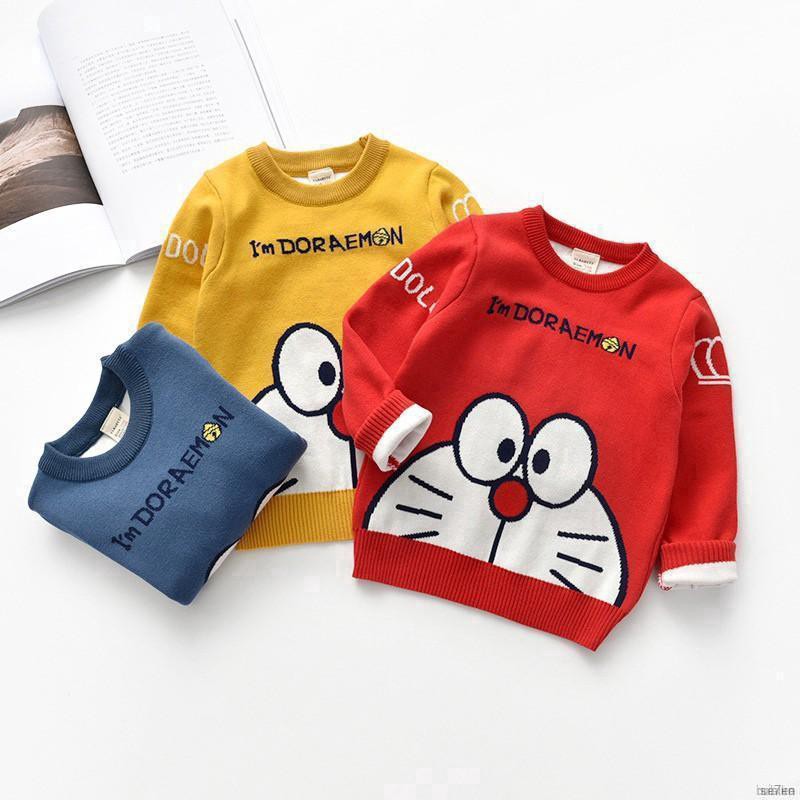 ruiaike  Kids Cardigan Sweater Spring/Autumn Boy Girl Cartoon Cat Knitted Pullover Sweatshirt Casual Clothes