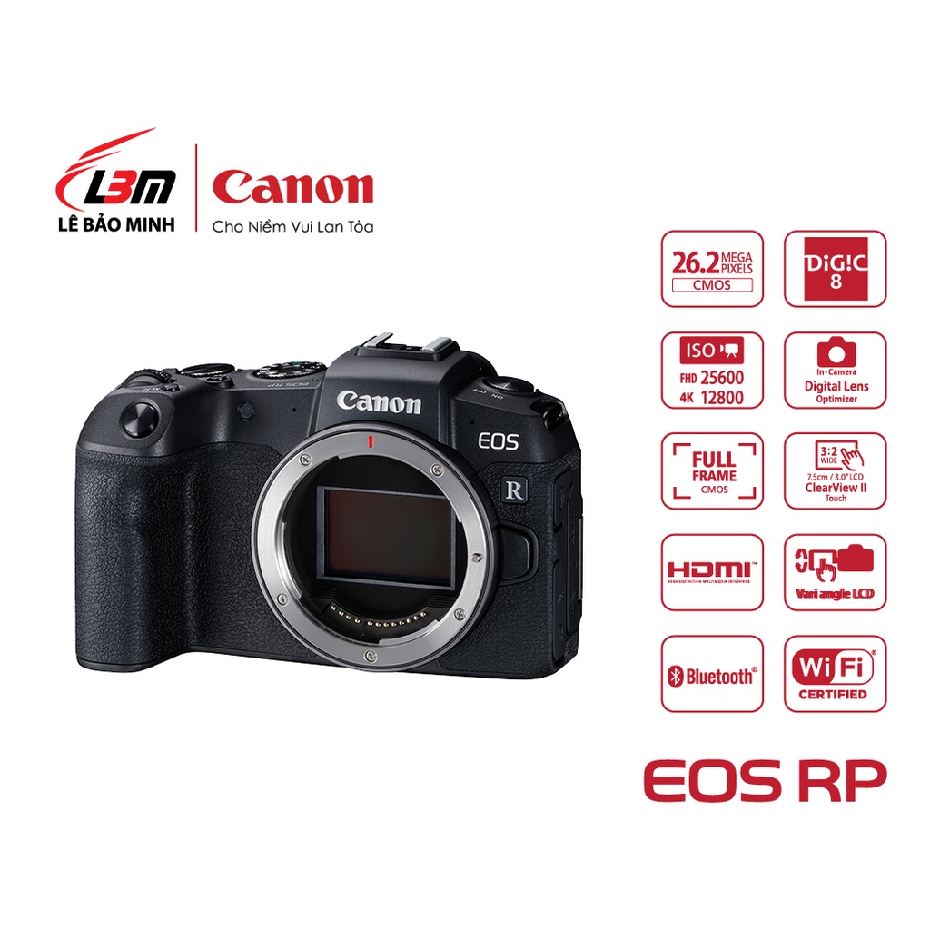 [Mã INCU200 giảm 200K đơn 699K] Máy Ảnh CANON EOS RP BODY Hàng CHÍNH HÃNG