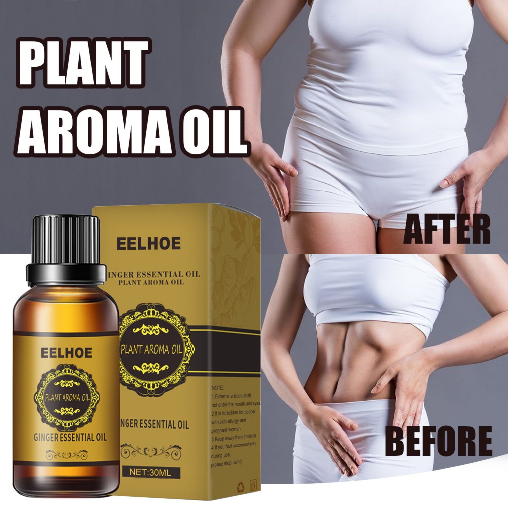 EELHOE   Tinh Dầu Gừng Massage Giảm Béo Định Hình Cơ Thể Cho Nữ  10ML 30ML