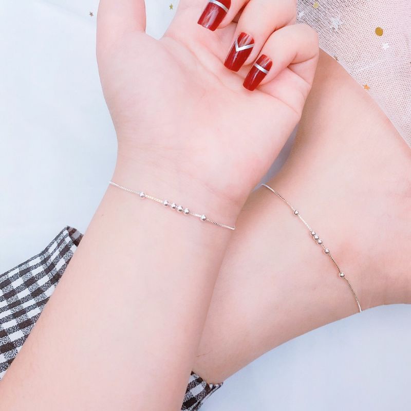 Lắc tay, Lắc chân bi bạc 🌼YN JEWELRY