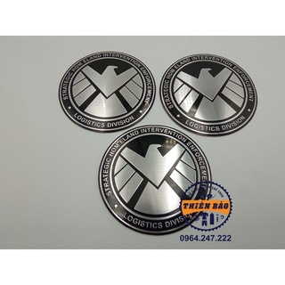 Tem dán xe logo Shield Vector Decal dán xe thân trắng nền đen #9