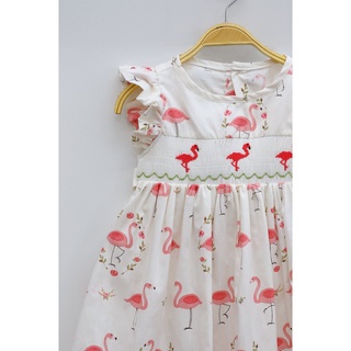 ĐẦM SMOCK HỒNG HẠC