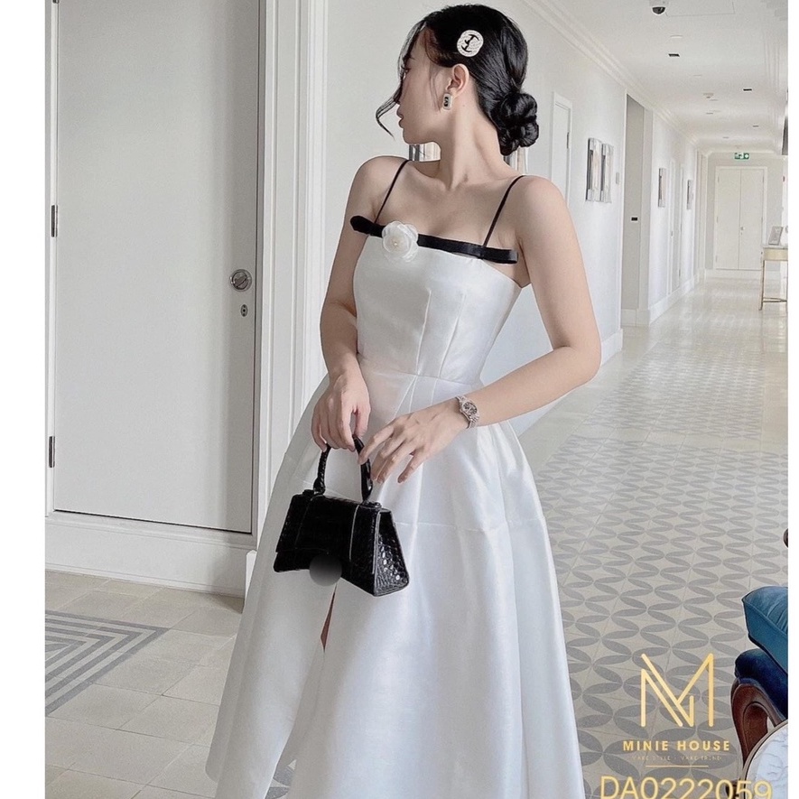 Váy thiết kế, đầm dự tiệc đính hoa sang chảnh chất đẹp LIOS | BigBuy360 - bigbuy360.vn