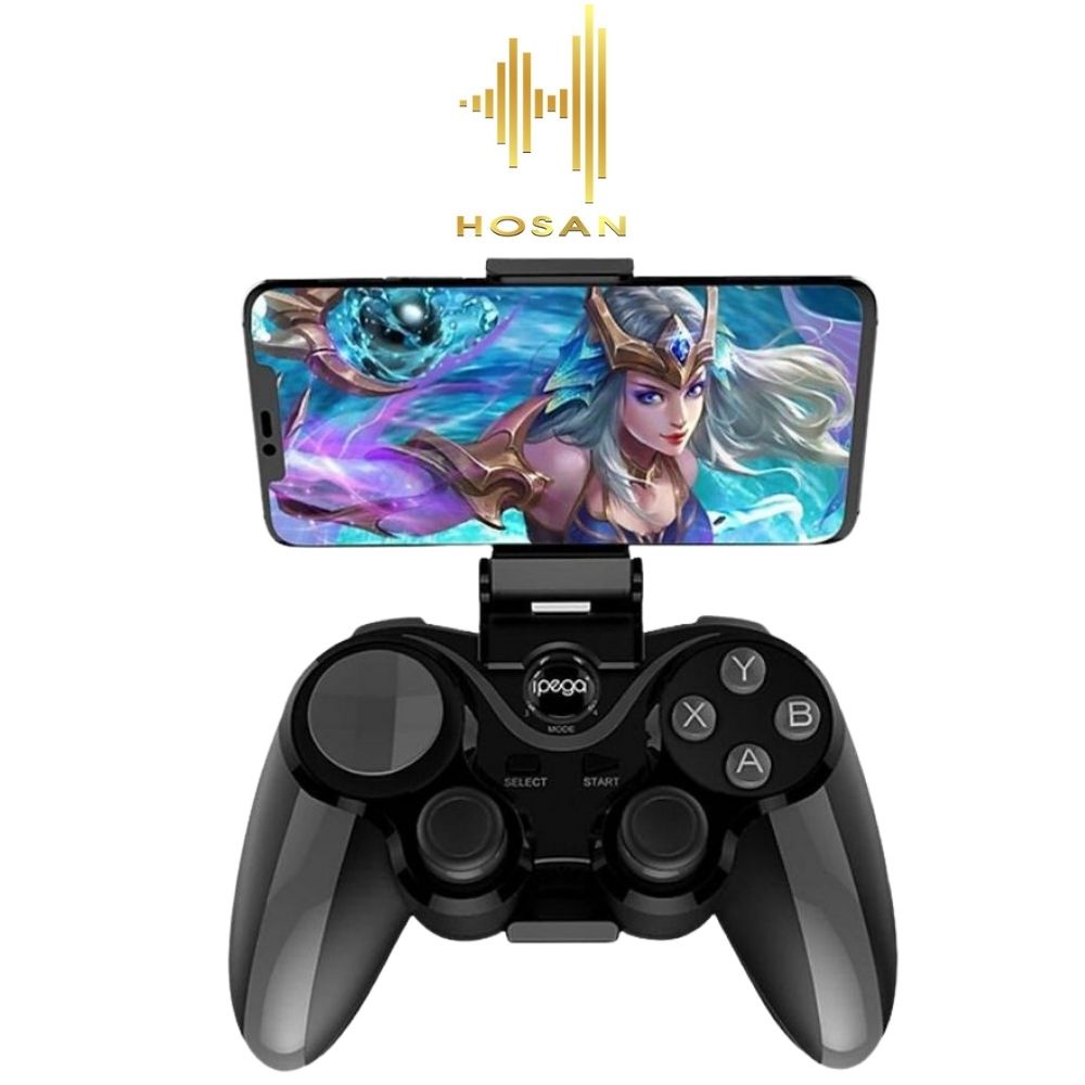 Tay cầm chơi game Bluetooth HOSAN PG-9128, thời lượng pin 400mAh, khoảng cách đường truyền 8M