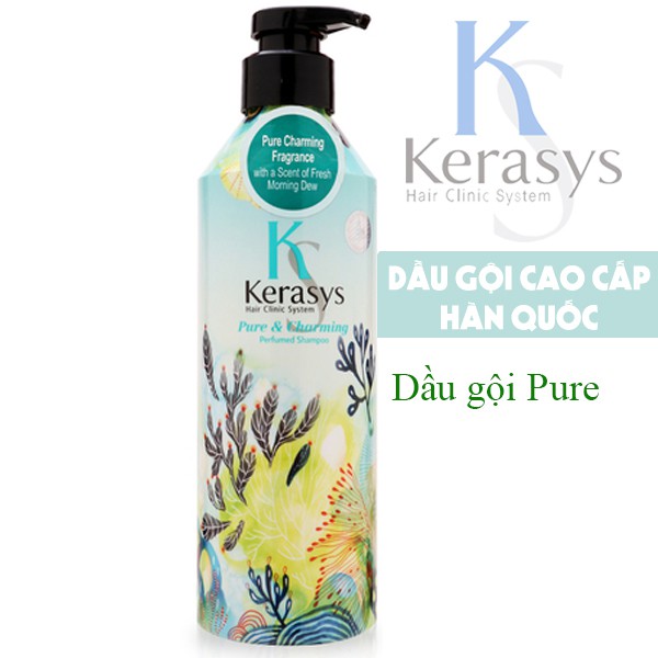 Dầu gội nước hoa KeraSys Elegance & sesual Hàn Quốc 600ml - Hàng Chính Hãng