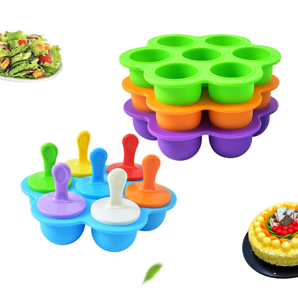 CONOPERY Khuôn Silicone Cấp Thực Phẩm Làm Kem Que Tiện Dụng