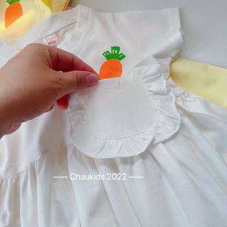 Váy cà rốt dễ thương bé gái