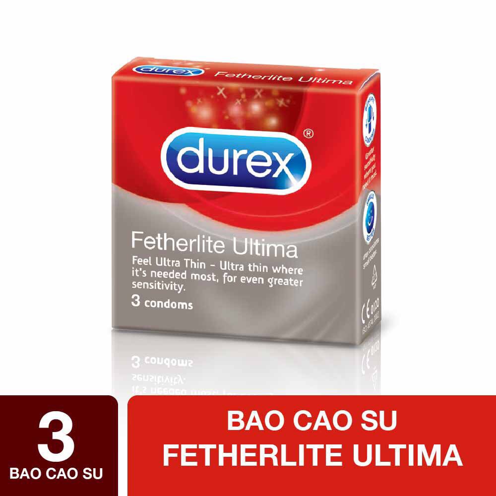 Bộ 3 bao cao su Durex Fetherlite Ultima 9 bao/3hộp