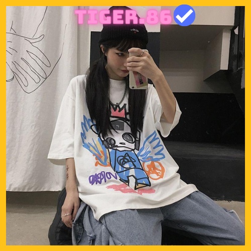 Áo thun tay lỡ form rộng unisex Tiger.86 AFR135