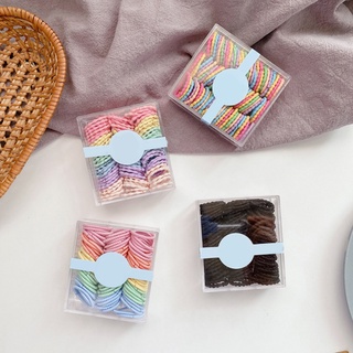 Set 100 dây thun cột tóc màu kẹo dễ thương