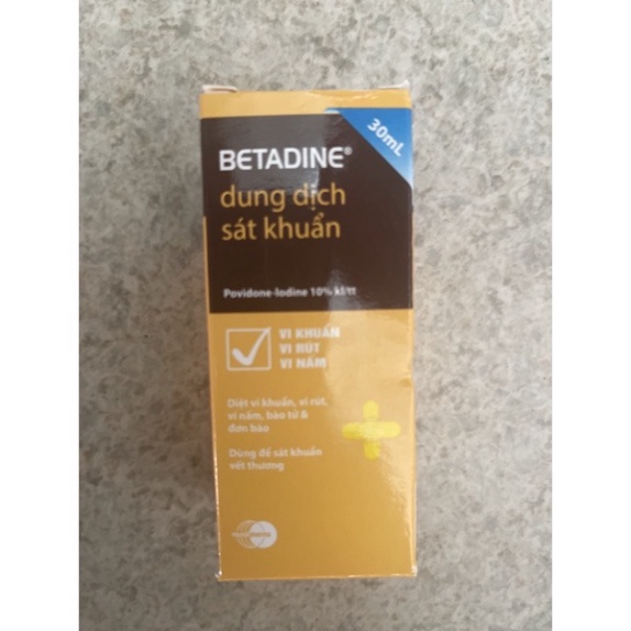 [Hàng Chính Hãng] Dung dịch sát khuẩn Betadin 10%  Date mới