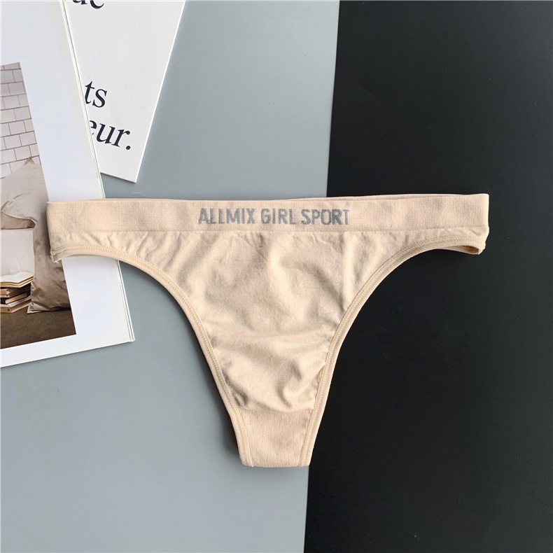Quần lót lọt khe cotton thun co dãn mềm mại dáng thể thao Girl Sport