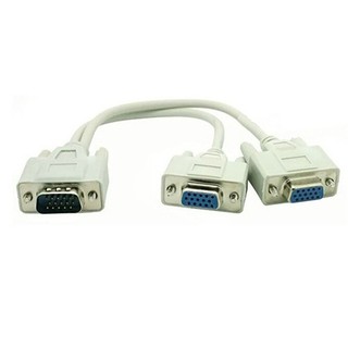 Dây cáp chia 2 cổng VGA tiện lợi và bền dài 25cm