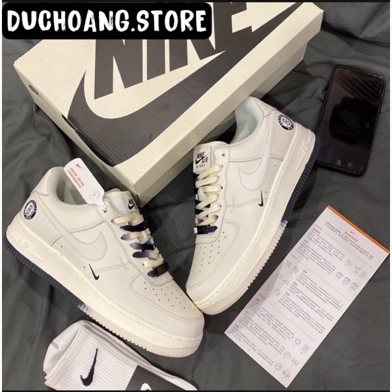 GIÀY AF1 BROOKLYN CREAM LAI AU [ FULL BOX + FREE SHIP ]