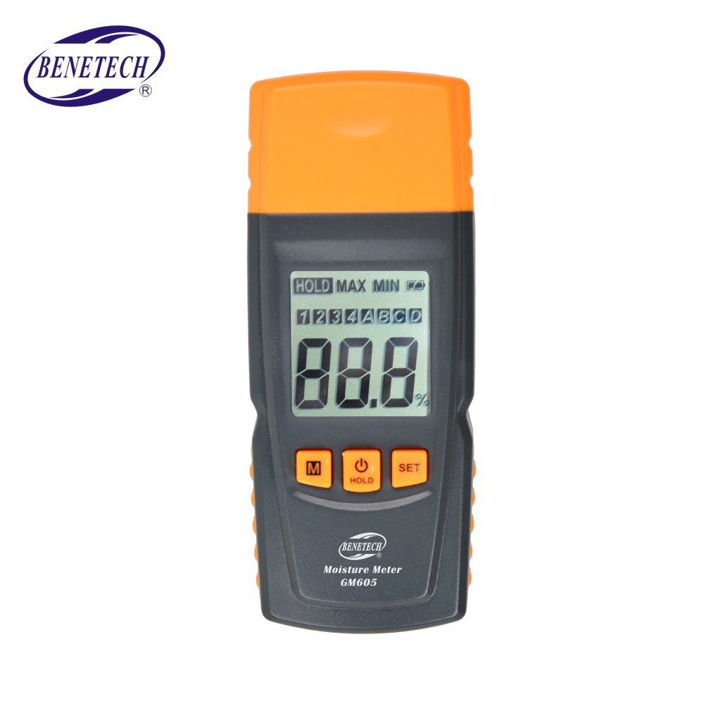 Thiết bị GM605 đo độ ẩm cho đồ dùng bằng gỗ 0-41% chuyên dụng
