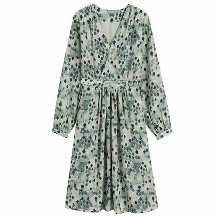đầm dài váy cổ v đầm công sở váy hoa nhí vintage đầm công sở đầm bầu công sở đầm bigsize nữ đầm đi tiệc váy tiểu thư sang chảnh váy nữ xinh