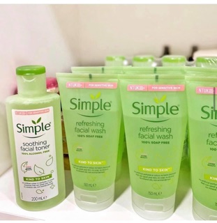 SỮA RỬA MẶT SIMPLE HẠNH NHẬT COSMETICS