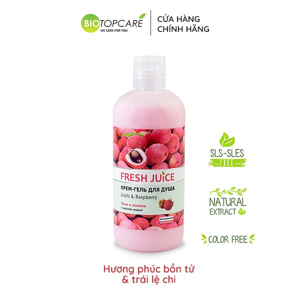 Sữa tắm Fresh Juice dưỡng ẩm và tái tạo da hương trái cây 500ml - BioTopcare Official | BigBuy360 - bigbuy360.vn