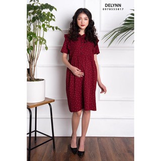 Đầm bầu thiết kế Delynn Chấm Bi