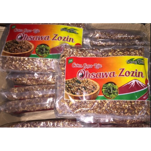 Ăn kiêng - cơm gạo lứt sấy rong biển OHSAWA ZOZIN - gói 200g- phương pháp thực dưỡng hàng đầu Nhật Bản