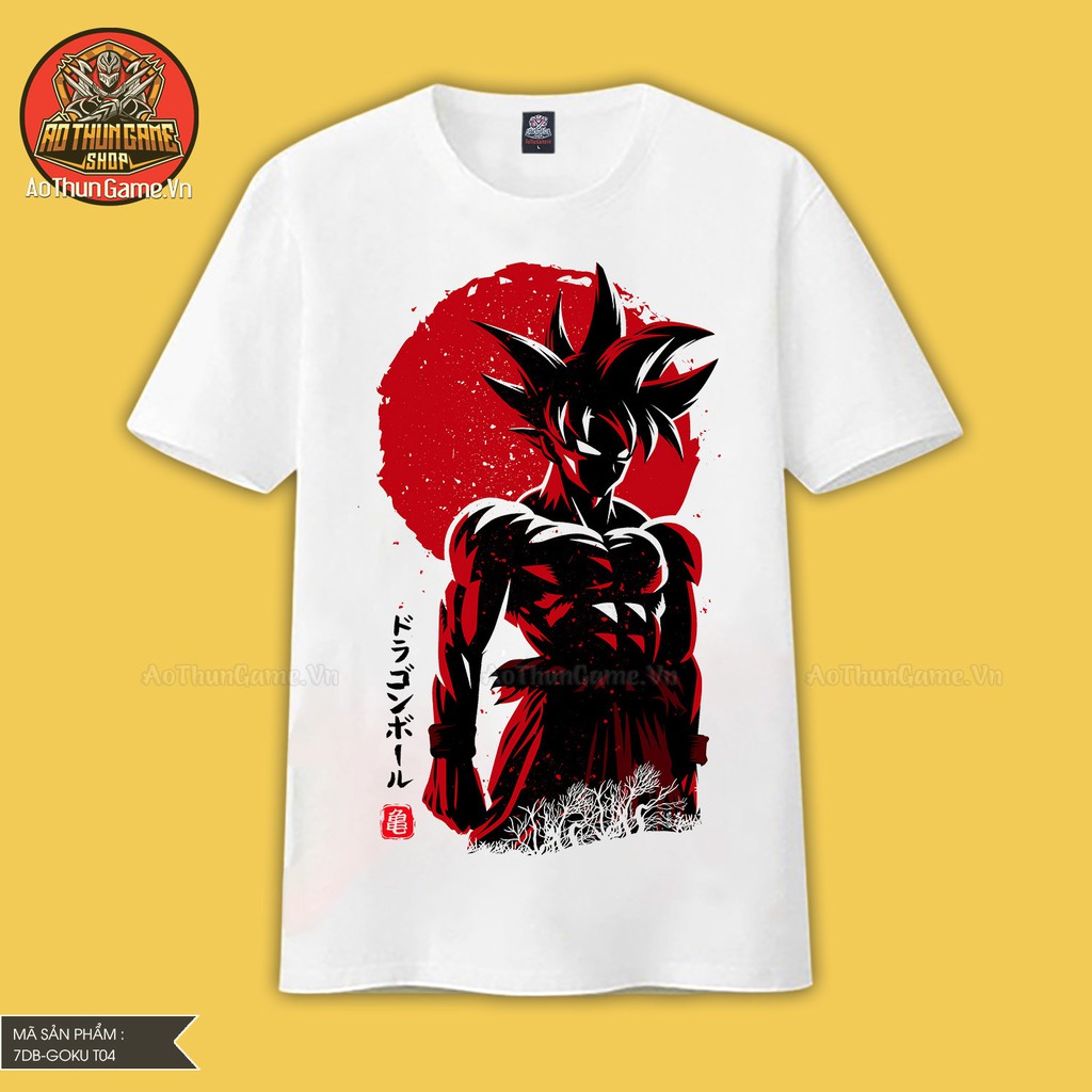 Áo thun Anime Songoku T04 Dragon Ball Z chính hãng giá xưởng có size Goku cho trẻ em bé trai và bé gái / AoThunGameVn