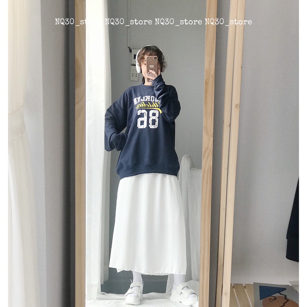 Áo Sweater NQ30 Nỉ Da Cá In 86 Form Rộng Nam Nữ Unisex | BigBuy360 - bigbuy360.vn